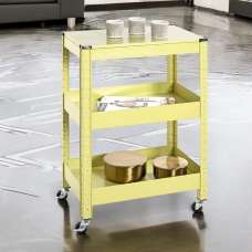 Kenosha Metal Drinks Trolley In Green - UK