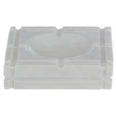 Kiara Marble Ashtray In White - UK