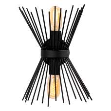 Kirpi Metal Wall Light in Black - UK