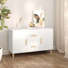 Krefeld Wooden Sideboard 2 Doors 2 Drawers In White - UK
