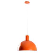 Kure Metal Ceiling Pendant Light in Orange - UK
