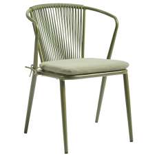 Kutztown Aluminium Outdoor Armchair In Olive Green - UK
