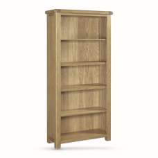 Kysen Wooden Bookcase with 5 Shelves in Oak - UK