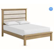 Kysen Wooden Low End Double Bed in Oak - UK