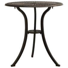 Lanelle Aluminium Garden Coffee Table In Bronze - UK
