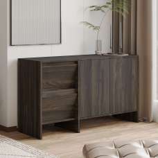 Laris Wooden Console Table in Walnut - UK