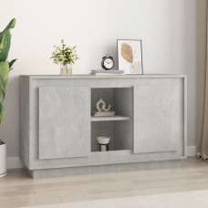 Lavelo Wooden Sideboard With 2 Doors In Concrete Effect - UK