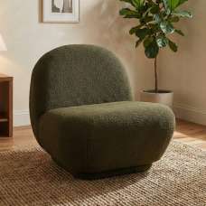 Lavio Fabric Accent Chair in Green - UK