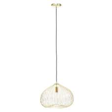 Lavish Iron 1 Pendant Light In Gold - UK