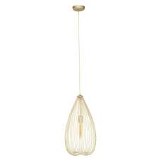 Lavish Iron Teardrop Pendant Light In Gold - UK