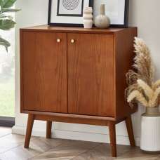 Layton Wooden Sideboard Small With 2 Doors In Cherry - UK