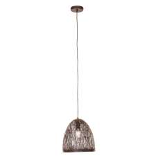 Lennon Bell Shaped Iron Pendant Light In Black - UK