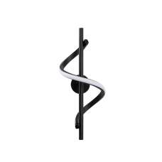Likma Metal Wall Light in Black - UK