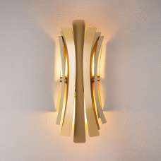 Linea Metal Wall Light in Gold - UK