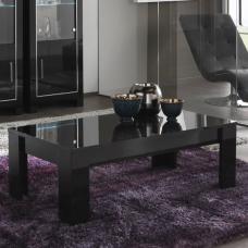 Lorenz Coffee Table Rectangular In Black High Gloss - UK