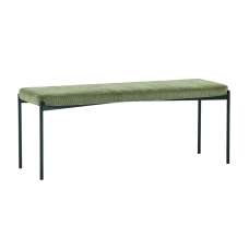 Luling Velvet Dining Bench - Green - UK