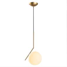 Luminar Metal Ceiling Pendant Light in Gold and White - UK