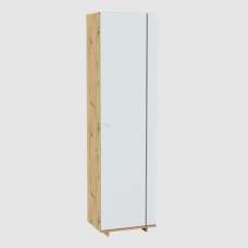 Madera Wooden Storage Cabinet Tall In Artisan Oak Alpine White - UK
