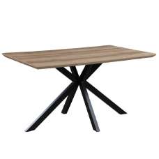 Malone Small Wooden Rectangular Dining Table In Oak - UK