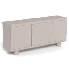 Manawa Wooden Sideboard With 3 Doors - Grey - UK