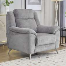 Mankato Fabric 1 Seater Sofa In Ash - UK