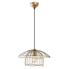 Mantar Small Metal Ceiling Pendant Light in Gold - UK