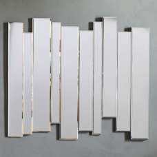 Mantissa Wall Mirror In Silver Frame - UK