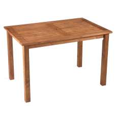 Marietta Wooden Rectangular Dining Table In Natural - UK