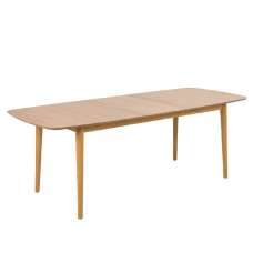 Marshfield Wooden Rectangular Extending Dining Table In Oak - UK