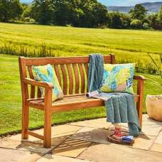 Marvello Outdoor Wooden Seating Bench in Natural - UK