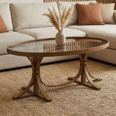 Matsue Wooden Coffee Table in Walnut - UK