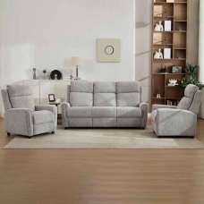 Medinah Fabric 3+1+1 Seater Sofa Set - Ash - UK