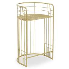 Mekbuda Metal Lounge Chair In Gold - UK