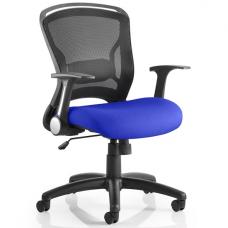 Mendes Contemporary Office Chair In Serene With Castors - UK