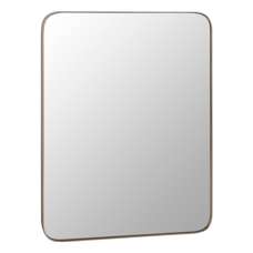 Micos Rectangular Wall Bedroom Mirror In Silver Frame - UK
