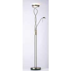 Monaco Floor Lamp In Antique Brass - UK