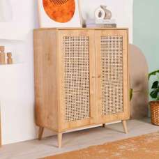 Montello Wooden Storage Cabinet with 2 Doors in Oak - UK