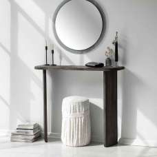 Montero Solid Wood Dressing Table in Anthracite - UK