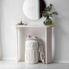Montero Solid Wood Dressing Table in White - UK