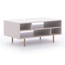 Naples Wooden Coffee Table In Cashmere - UK