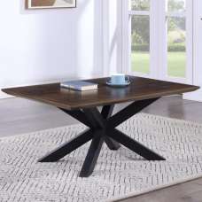Narva Parquet Wooden Coffee Table In Walnut - UK
