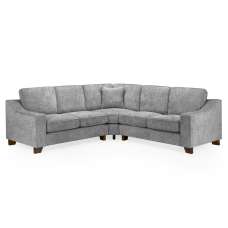 Nepean Fabric Corner Sofa In Slate - UK
