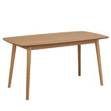 Newhall Wooden Rectangular Dining Table in Oak - UK