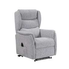 Newkirk Fabric Twin Motor Lift Recliner Chair In Dove - UK