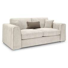 Newnan Fabric 3 Seater Sofa In Beige - UK