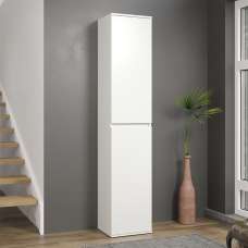 Nitra Wooden Hallway Storage Cabinet With 2 Doors In White - UK