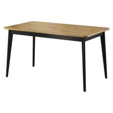 Newry Extending Wooden Dining Table Rectangular In Artisan Oak - UK