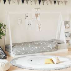 Nuoro 80x200cm Wooden Children Daybed In White - UK