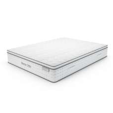 Oakley Fabric Double Mattress In White - UK
