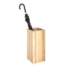 Obispo Wooden Umbrella Stand In Beech - UK